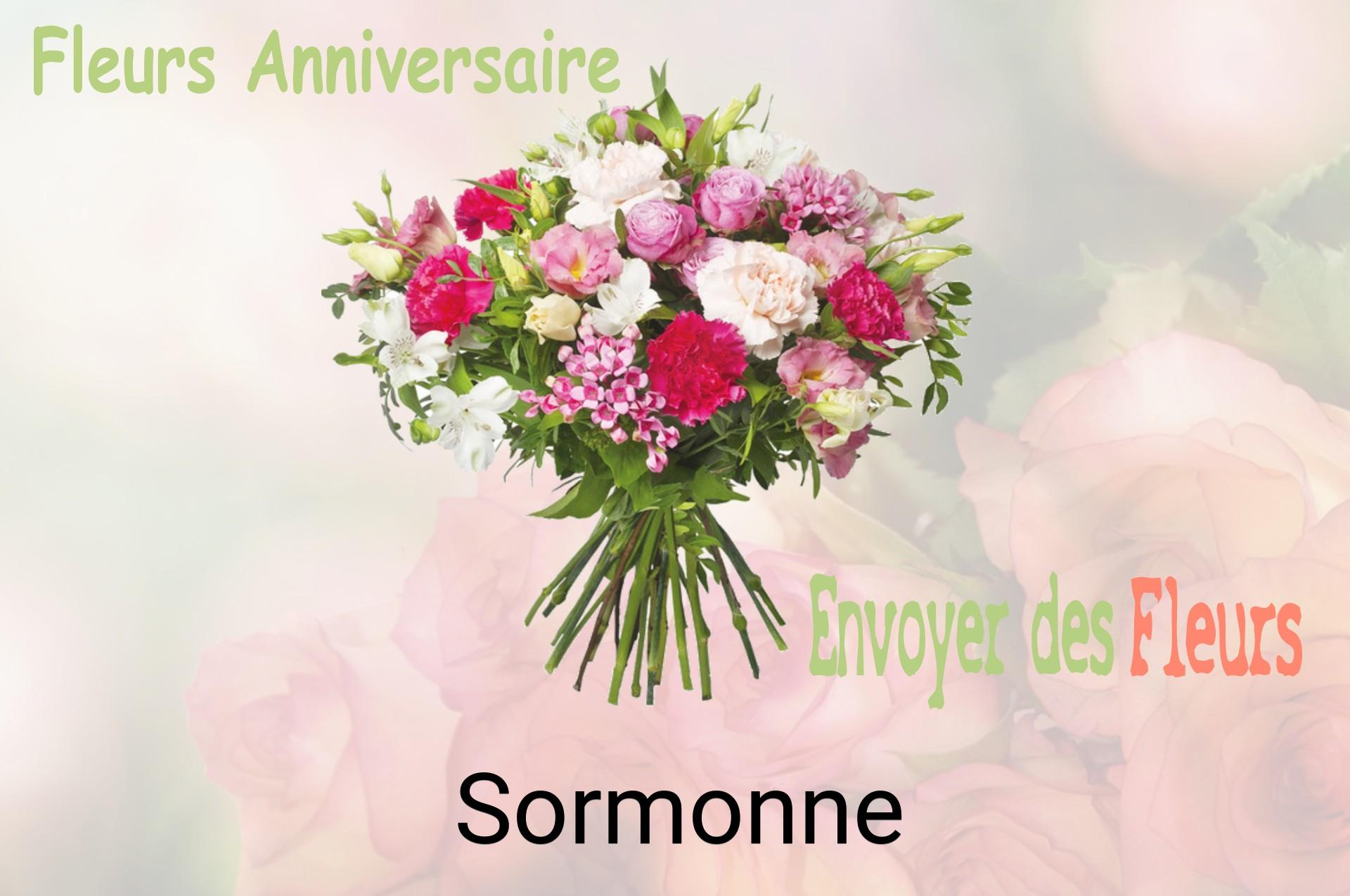 Bouquet de fleurs d’anniversaire livré à Sormonne